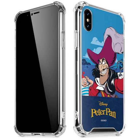 Disney Peter Pan Captain Hook and Smee iPhone XS Max Clear Case